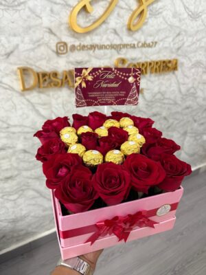 Caja de Rosas - Corazón de oro