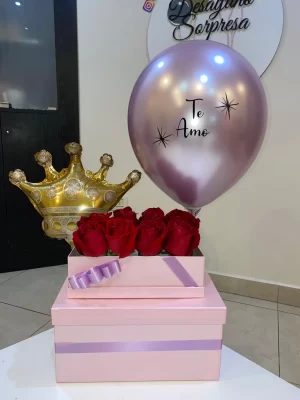 Caja de rosas - Reina