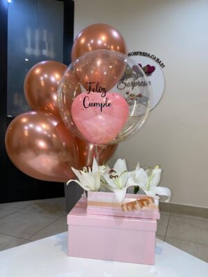 Caja de flores - Lilium