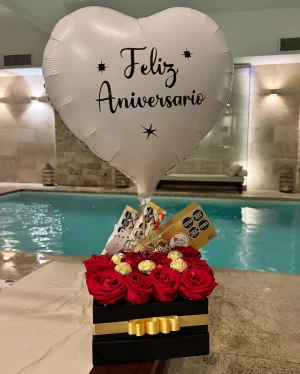 Caja de rosas - Valentina