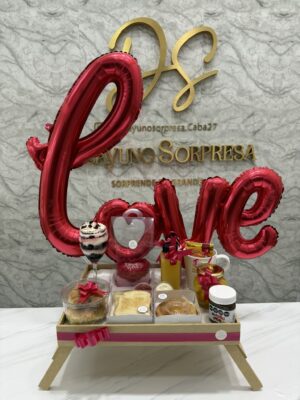 Bandeja de desayuno - Love
